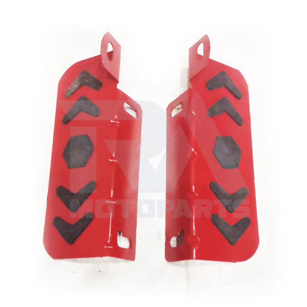 ST Ladies Footrest - Red - 700g - Fits Every Bike